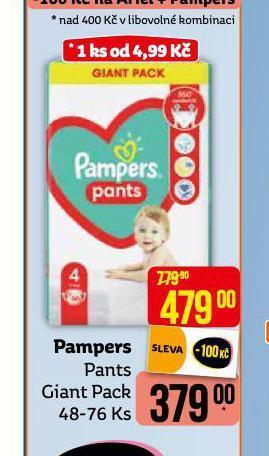 Teta Pampers dětské plenky nabídka