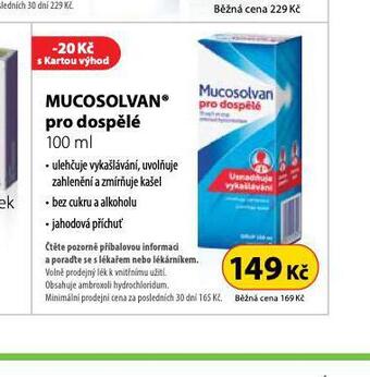 Dr. Max Mucosolvan pro dospělé nabídka