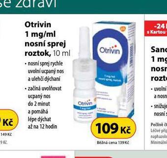 Dr. Max Otrivin nosní sprej nabídka
