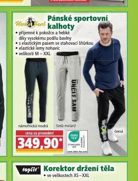Norma Pánské sportovní kalhoty nabídka