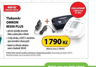 Dr. Max Tlakoměr omron m300 plus nabídka