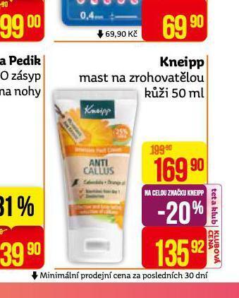 Teta Kneipp mast na zrohovatělou kůži nabídka