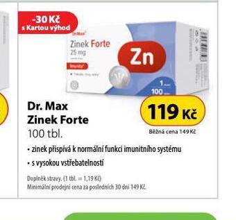 Dr. Max Dr. max zinek forte nabídka