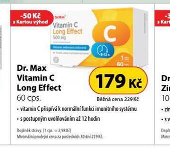 Dr. Max Dr. max vitamin c long effect nabídka