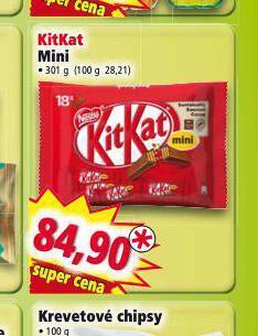 Norma Kitkat mini nabídka