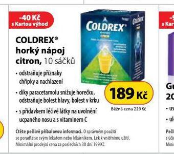 Coldrex horký nápoj citron