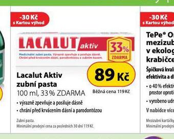 Dr. Max Lacalut aktiv zubní pasta nabídka
