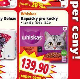 Norma Whiskas kapsičky pro kočky nabídka