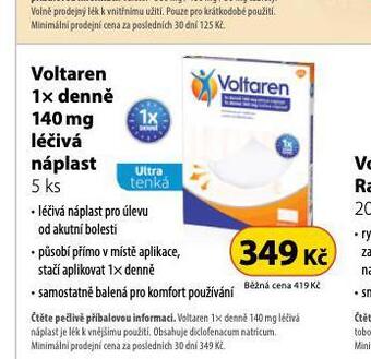 Dr. Max Voltaren léčivá náplast nabídka