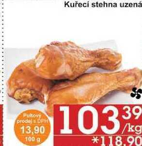 Jip Kuřecí stehna uzená, 100 g nabídka