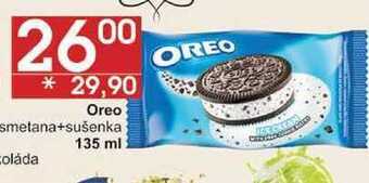 Jip Oreo smetana+sušenka, 135 ml nabídka