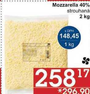 Jip Mozzarella 40% strouhaná, 2 kg nabídka