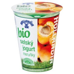 Jip Hollandia bio jogurt selský meruňky 180g nabídka