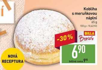 Billa Kobliha s meruňkovou náplní 65 g nabídka