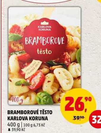 Penny Market Bramborové těsto karlova koruna, 400 g nabídka