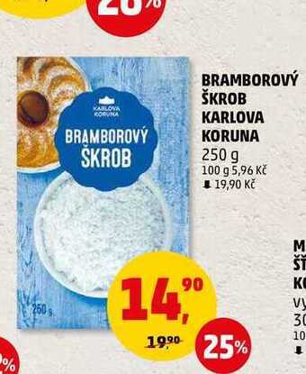 Penny Market Bramborový škrob karlova koruna, 250 g nabídka