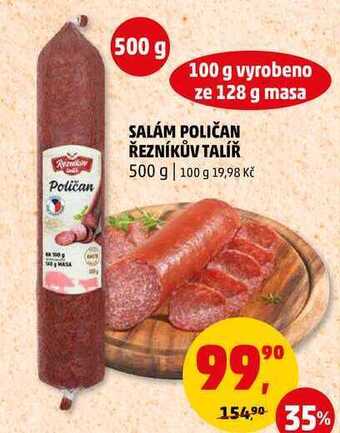 Salám poličan řezníkův talíř, 500 g