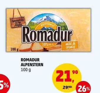 Penny Market Romadur alpenstern, 100 g nabídka