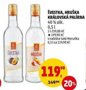 Penny Market Švestka královská palírna, 0,5 l nabídka