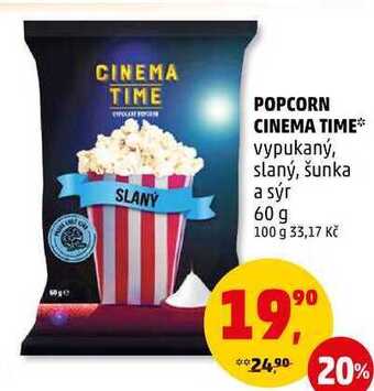 Penny Market Popcorn cinema time, 60 g nabídka