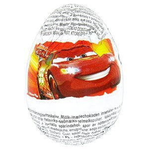 Penny Market Záini disney pixar cars vajíčko z mléčné čokolády s překvapením 20g nabídka