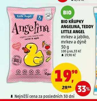 Penny Market Bio křupky angelina, teddy little angel, 30 g nabídka