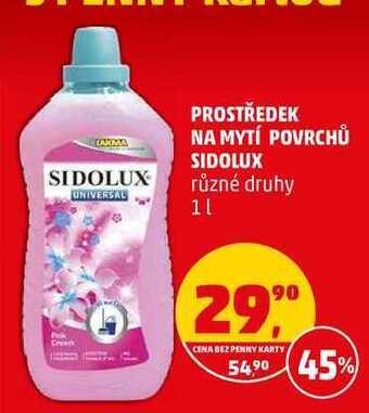 Penny Market Prostředek na mytí povrchů sidolux, 1 l nabídka