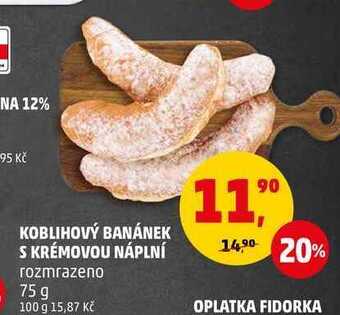 Penny Market Koblihový banánek s krémovou náplní, 75 g nabídka