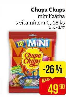 Chupa chups minilízátka s vitamínem c, 18 ks
