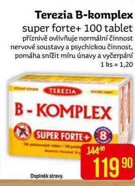 Teta Terezia b-komplex super forte+ 100 tablet nabídka