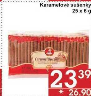 Jip Karamelové sušenky, 25 x 6 g nabídka