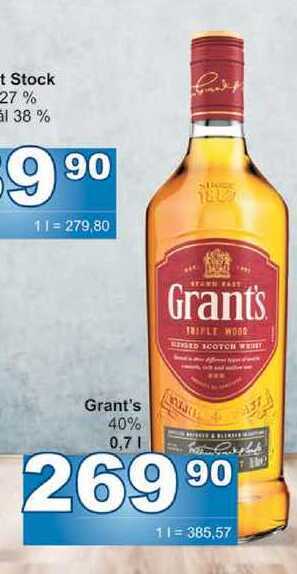 Jip Grant's 40% 0,7l nabídka