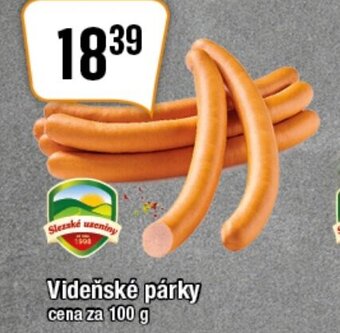 TEMPO Videňské párky nabídka