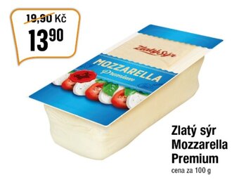 TEMPO Zlatý sýr Mozzarella Premium nabídka