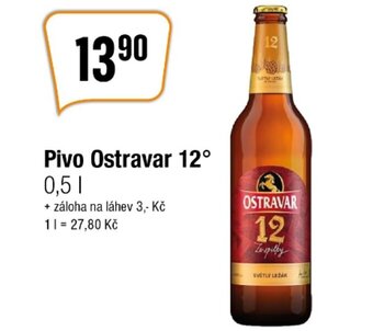 TEMPO Pivo Ostravar 12° nabídka