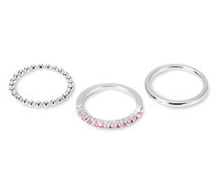 Tchibo Sada prstenů zdobených kamínky swarovski nabídka