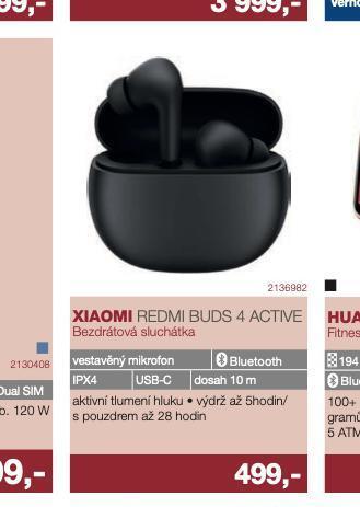 Electro World Bezdrátová sluchátka xiaomi nabídka