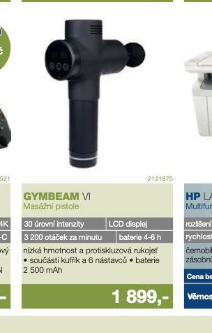 Electro World Masážní pistole gymbeam nabídka