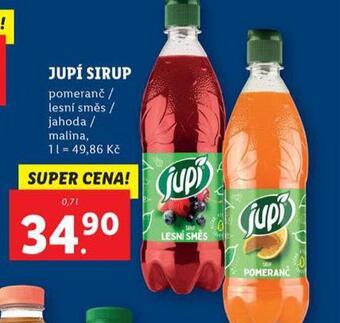 Lidl Jupí sirup nabídka