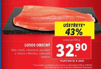 Lidl Losos obecný nabídka
