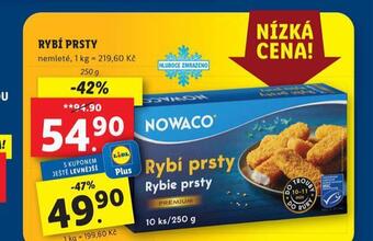 Lidl Nowaco rybí prsty nabídka
