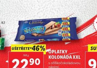 Lidl Oplatky kolonáda xxl nabídka