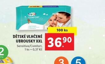 Lidl Lupilu dětské vlhčené ubrousky nabídka