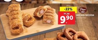 Lidl Hot dog taštička nabídka