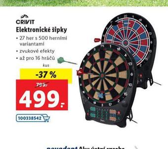 Lidl Elektronické šipky nabídka