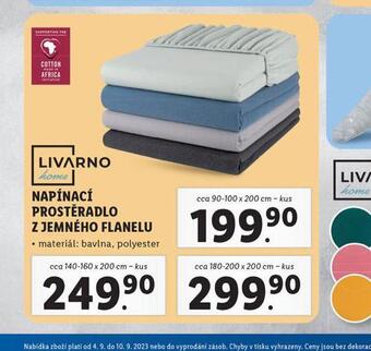 Lidl Napínací prostěradlo 90-100 x 200 cm nabídka