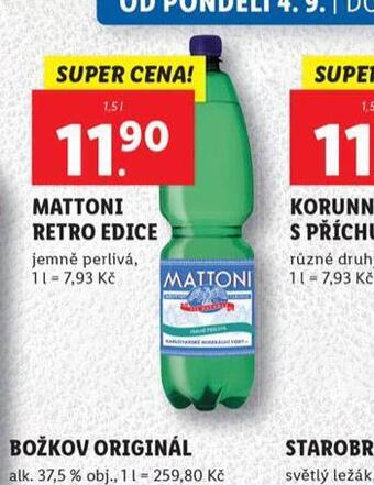 Lidl Mattoni retro edice nabídka