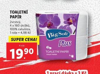 Lidl Big soft toaletní papír nabídka