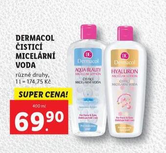 Lidl Dermacol čistící micelární voda nabídka