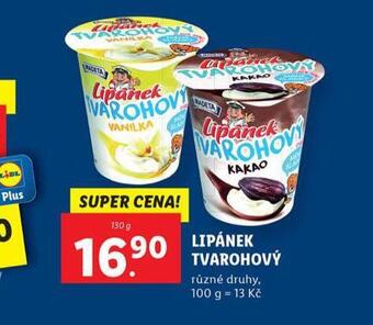 Lidl Lipánek tvarohový nabídka